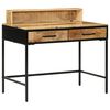 vidaXL Konsolentisch mit Schubladen Braun 100 x 55 x 89,5 cm