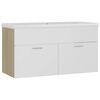 White_and_sonoma_oak