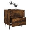 vidaXL Nachttisch R&auml;uchereiche 40x35x47,5 cm Holzwerkstoff
