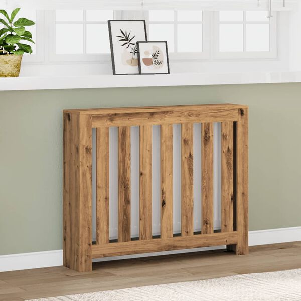 vidaXL Heizk&ouml;rperverkleidung Artisan-Eiche 104x20x82 cm Holzwerkstoff