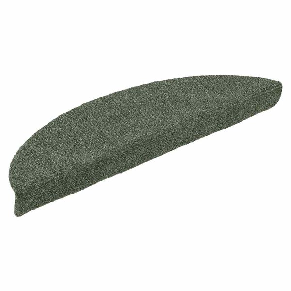 vidaXL Stufenmatten Selbstklebend 30 Stk. 56x17x3 cm Gr&uuml;n Halbrund