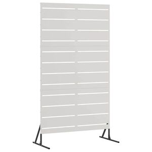 vidaXL Sichtschutz 100 x 50 x 180 cm Edelstahl Silber
