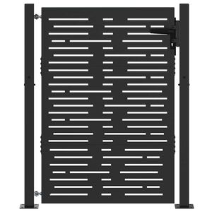 vidaXL Gartentor 100x150 cm Cortenstahl Quadratisches Design