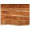 vidaXL Waschtischplatte 80x60x2,5 cm Rechteckig Massivholz Akazie