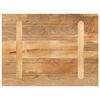 vidaXL Tischplatte 80x60x3,8 cm Rechteckig Massivholz Mango