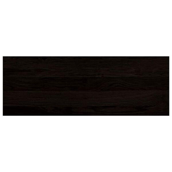 vidaXL Treppenstufen 2 Stk. Dunkelbraun 70x30x2 cm Massivholz Eiche