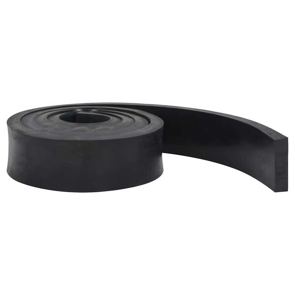 vidaXL Gummileiste f&uuml;r Schneepflug Schwarz 250x10x2 cm