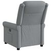 vidaXL Relaxsessel Hellgrau Stoff
