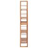 vidaXL Regal 60x30x180 cm Teak Massivholz