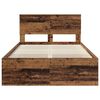 vidaXL Bettrahmen Altholz 120 x 200 cm Massives Kiefernholz