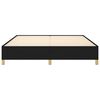vidaXL Bettgestell ohne Matratze Schwarz 160x200 cm Stoff