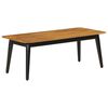 vidaXL Couchtisch 110x50x40 cm Massivholz Mango und Eisen