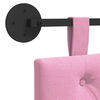 vidaXL H&auml;ngevorderseite Wandmontiert Rosa 190 x 55 x 7 cm Stoff