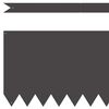 vidaXL Raseneinfassung 10 pcs Schwarz 100 x 0,05 x 20 cm