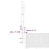 vidaXL Boxspringbett mit Matratze Hellgrau 120x190 cm Stoff