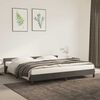 vidaXL Bettgestell ohne Matratze Dunkelgrau 200x200 cm Samt