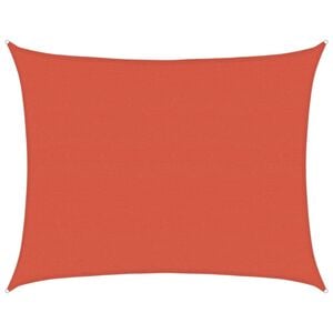 vidaXL Sonnensegel 160 g/m&sup2; Terrakottarot 6x8 m HDPE