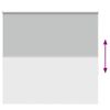 vidaXL Verdunkelungsrollo Hellgrau 150x150cm Stoffbreite 146,6cm