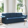 vidaXL Sofa 210cm Blau Metall