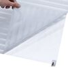 vidaXL Fensterfolien 2 Stk. Matt Streifenmuster PVC