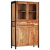 vidaXL Highboard 100 x 40 x 175 cm Massivholz Akazie