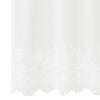 vidaXL Spitzenvorhang mit Vorh&auml;ngen Floral Wei&szlig; 245 x 200 cm Polyester