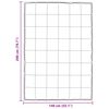 vidaXL Winterbettdecke Silber 140 x 200 cm Satin und Mikrofaser