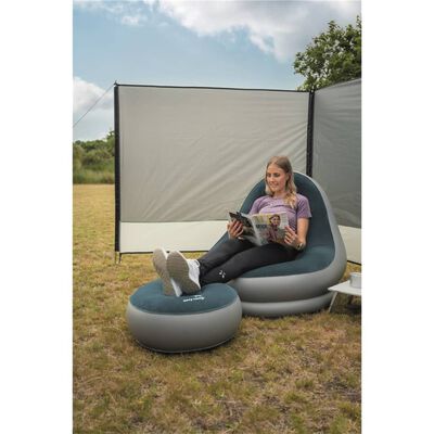 Easy Camp Aufblasbares Lounge-Set Comfy Grau und Blau