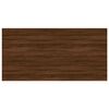 vidaXL Wandregale 4 Stk. Braun Eichen-Optik 100x50x1,5cm Holzwerkstoff