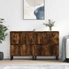 vidaXL Sideboards 2 Stk. R&auml;uchereiche Holzwerkstoff