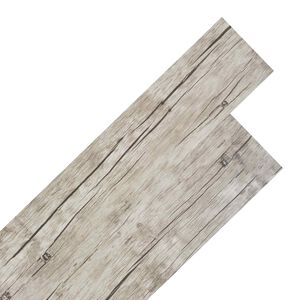 vidaXL Bodenplanken Eiche gewaschen 2,51 m&sup2; 18 Stk. PVC