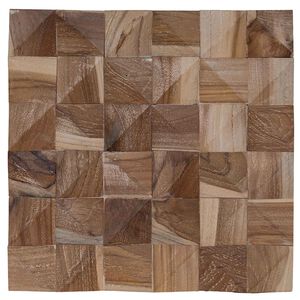 vidaXL Wandpaneel 11 stk. Natur 30 x 30 x 2 cm