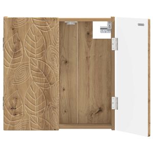 vidaXL Dartboard Schrank DELFT Artisan-Eiche 52,5 x 10,5 x 53,5 cm