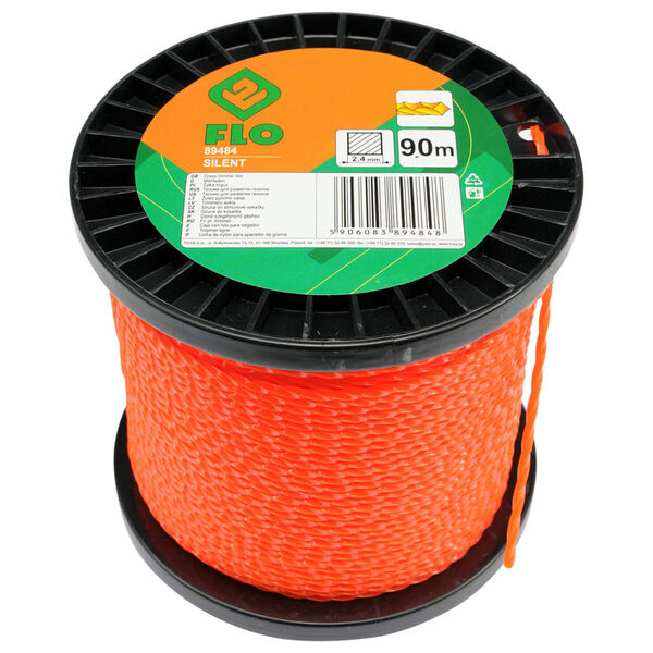 FLO M&auml;hfaden Silent 2,4 mm 90 m Orange