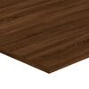 vidaXL Wandregale 4 Stk. Braun Eichen-Optik 100x50x1,5cm Holzwerkstoff