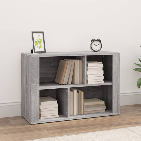 vidaXL Sideboard Grau Sonoma 80x30x54 cm Holzwerkstoff