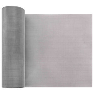 vidaXL Mesh Bildschirm 20 x 500 cm 60 Mesh Edelstahl 201 Silber