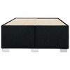 vidaXL Bettgestell ohne Matratze Schwarz 120x190 cm Stoff