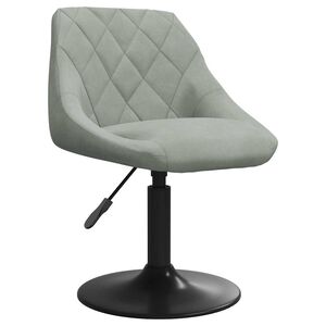 vidaXL Barhocker Hellgrau Samt