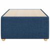 vidaXL Bettgestell ohne Matratze Blau 100x200 cm Stoff