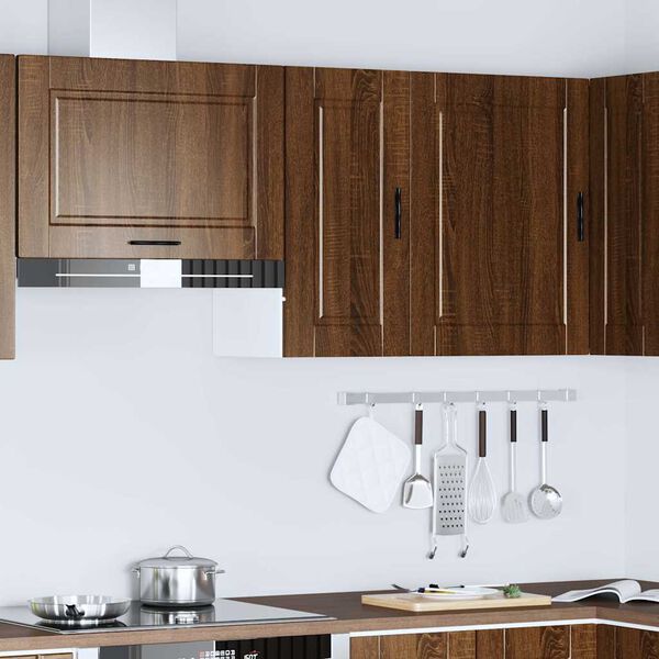 vidaXL K&uuml;chen-H&auml;ngeschrank Porto Braun Eichen-Optik Holzwerkstoff