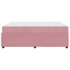 vidaXL Bettrahmen mit Matratze Rosa 160 x 200 cm Stoff