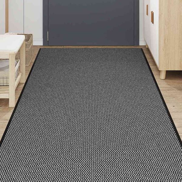 vidaXL Fu&szlig;matte Anthrazit 115x500 cm