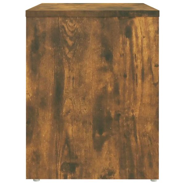 vidaXL Nachttisch R&auml;uchereiche 40x30x40 cm Holzwerkstoff