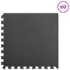 vidaXL Puzzle-&Uuml;bungsmatten 12 pcs Schwarz 4,32 ㎡ EVA-Schaum