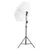 vidaXL Fotostudio-Set mit Leuchten, Hintergrund und Reflektor
