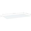 vidaXL B&uuml;cherregal-Bretter 4 Stk. Wei&szlig; 60x30x1,5 cm Holzwerkstoff