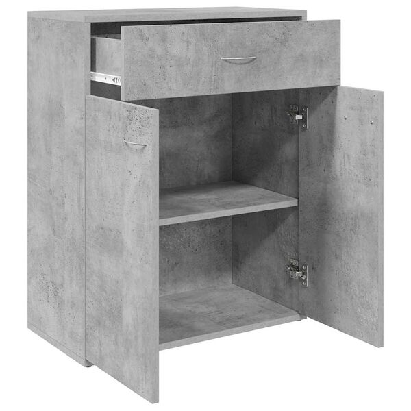 vidaXL Sideboard Betongrau 60x30x75 cm Holzwerkstoff
