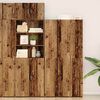 vidaXL Highboard 2 pcs Altholz 30 x 42,5 x 185 cm