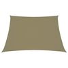 vidaXL Sonnensegel Oxford-Gewebe Trapezf&ouml;rmig 2/4x3 m Beige